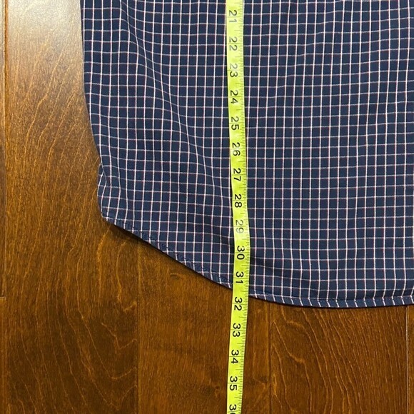 Tommy Jeans Hilfiger Vintage Y2K Button Down Checkered Shirt Navy Red Size XXL - Picture 8 of 8